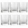 6pc Luigi Bormioli Bach 255ml Tumbler Whisky Glasses Set