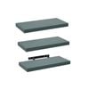 Takara Seiso Floating Wall Shelves Display Rack (set Of 3) Medium 60cm Green