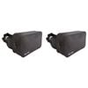 2PK Sea Pro 4L Waterproof Tarpaulin Fishing Bum Bag 29x19cm - Black