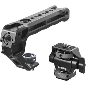 Smallrig Top Handle With Monitor Support Kit (compatible With Cold Shoe) 5322