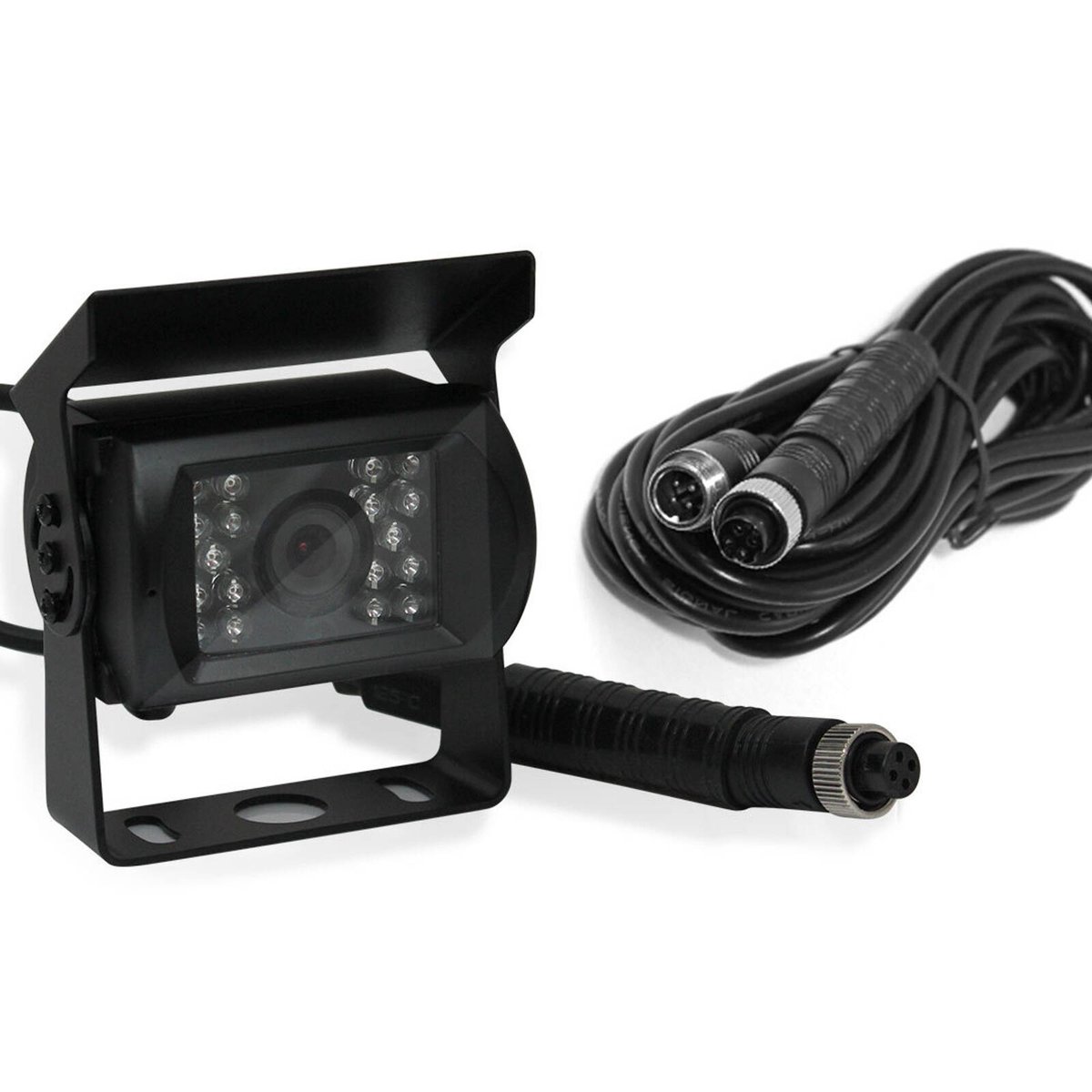 Elinz 4 PIN Heavy Duty 12V 24V CCD IR Reverse Reversing Camera Rearview ...