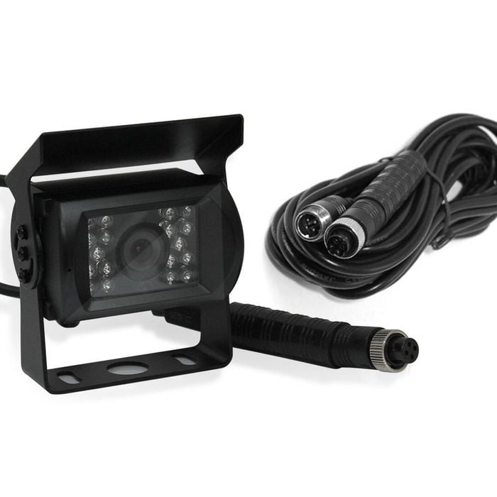 Elinz 4 PIN Heavy Duty 12V 24V CCD IR Reverse Reversing Camera Rearview 5M