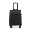 Paklite Airspeed Small Travel Luggage Spinner Wheels Suitcase 43l Black