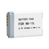 Replacement NB-13L SX740 SX730 SX620 HS G7X G9X Mark II Camera Camcorder Replacement Battery