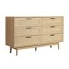 Artiss 6 Chest of Drawers Rattan Tallboy Cabinet Storage