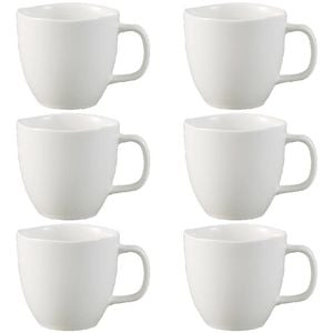 6PK Ecology Elegant Kitchenware Porcelain Haven Drinking Mug Cup 360ml