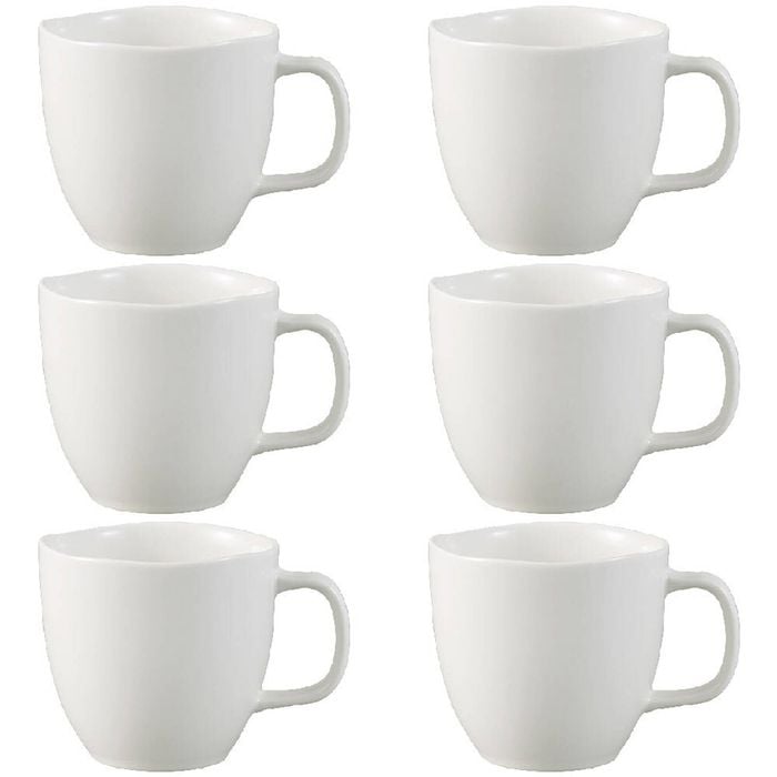 6PK Ecology Elegant Kitchenware Porcelain Haven Drinking Mug Cup 360ml