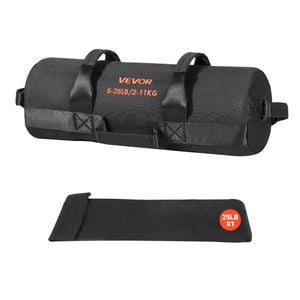 VEVOR Workout Sandbag Black with Handles for Fitness Strength Weight Training