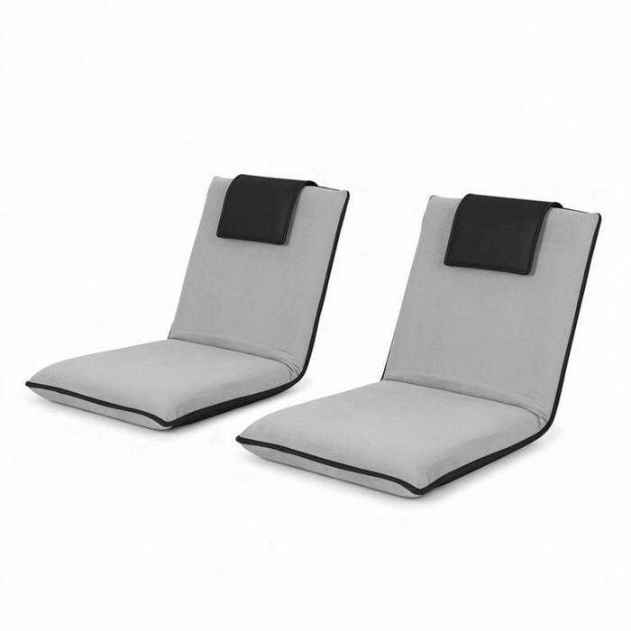 Artiss 2X Floor Lounge Velvet
