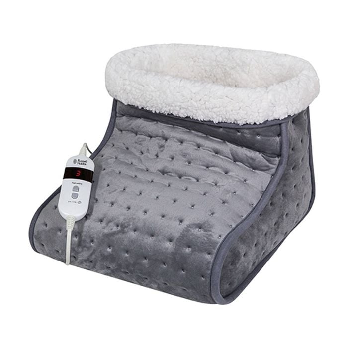 Russell Hobbs Heated Foot Warmer W/ 3 Adjustable Temperature Modes Grey