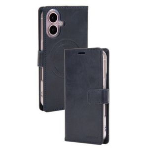 Goospery Bluemoon Diary for iPhone 16 - Navy, With Magsafe