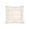 SOGA 45cm Bohemian Winter White Tufted Grid Pattern Decorative Throw Pillow