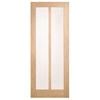 Corinthian 2040 x 920 x 35mm Internal Door White Oak Moda Translucent Glass AMODG17 - 920mm