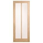 Corinthian 2040 x 920 x 35mm Internal Door White Oak Moda Translucent Glass AMODG17 - 920mm
