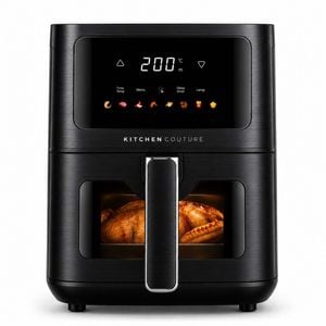 Kitchen Couture 4.5L Clear View Colour Touch Air Fryer Black 4.5L