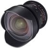 Samyang 14mm T3.1 MK2 VDSLR Lens For Fuji X Full Frame - Black
