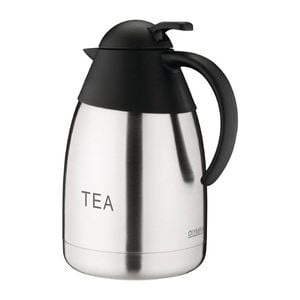 Olympia Insulated Tea Jug With Domed Lid 1500ml Stainless Steel Beverage Server Beverage Ware
