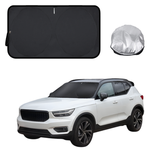 Front Windscreen Sun Shade for Volvo XC40 2018 - Current - Standard 150 x 85 cm - Black