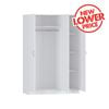 Practa 3 Door White Robe