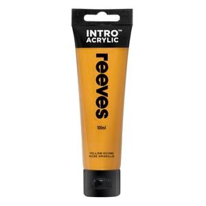 Reeves 100ml Yellow Ochre Intro Acrylic Paint