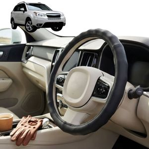 Australian Goose Steering Wheel Cover for Subaru Forester 2013 - 2018 (SJ) Circle Black