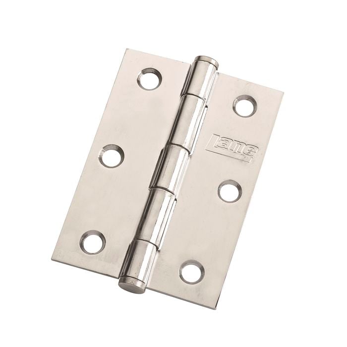 Lane 85mm Polished Chrome Architectural Loose Pin Butt Hinge - 20 Pack