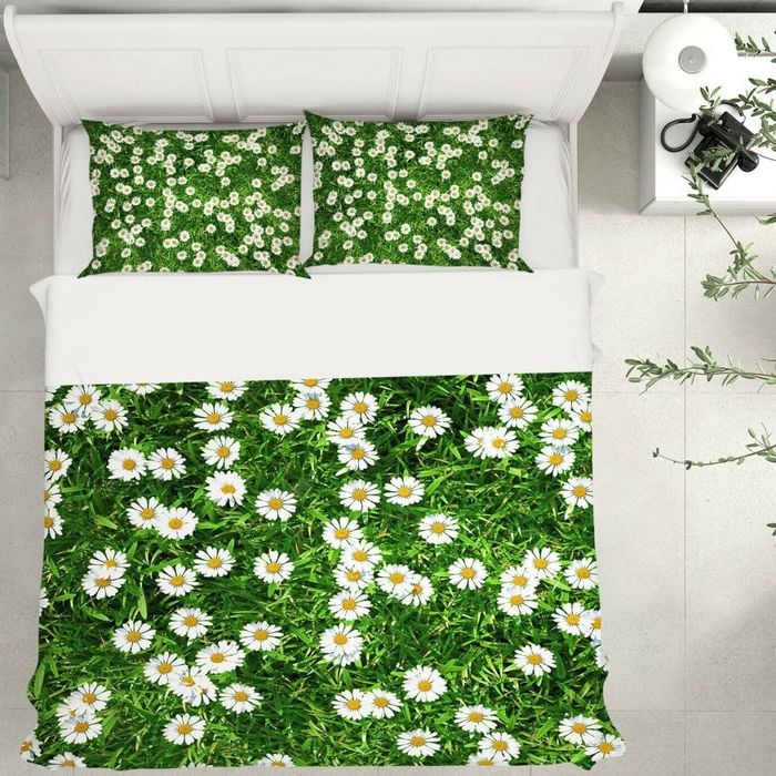 3D Daisy Petals 223 Bed Pillowcases Quilt King Size