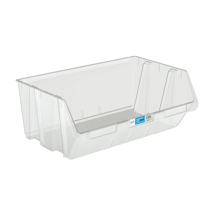 Handy Storage 433 x 165 x 271mm Clear Size 50 Plastic Tote
