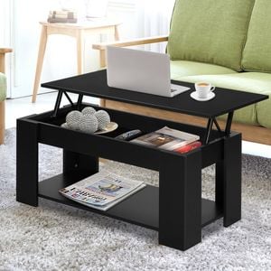 Artiss Black Lift Up Top Coffee Table