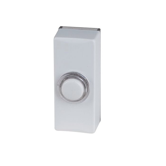 Simx White Quasar Bellpush Unit