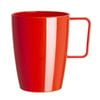 Olympia Handled Cups Kristallon Polypropylene Red 284ml 12 Pack Shatterproof Catering Tableware