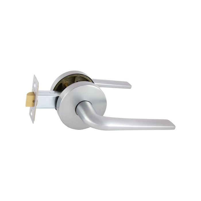 Gainsborough Brushed Satin Chrome Avant Sierra Passage Leverset And Latch - Brushed Satin Chrome