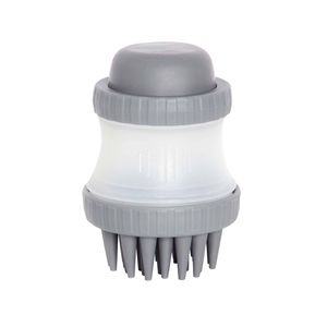 Happy Tails Grey Pet Dispensing Brush