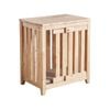 Natural Signature Single Raw Natural Pet Hut Side Table with Door
