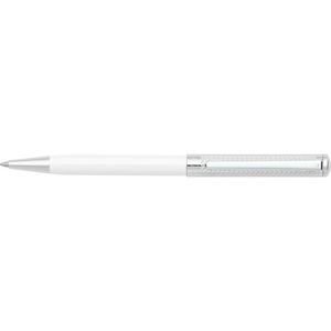 Sheaffer Intensity Writing Ball Point Pen Chrome Plated Trim Spiral Cap White