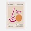 Galrie Papiers Découpés Pink Face by H. Matisse Print (1955) Elegant for your Home, Poster Only, 50 x 70cm (20 x 28inch)