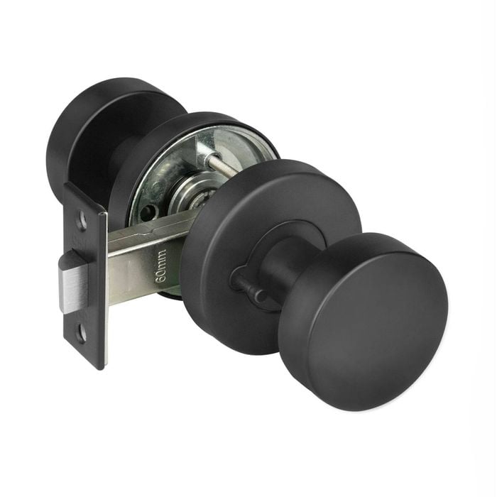 Delf Matte Black Marbella Privacy Knob Set