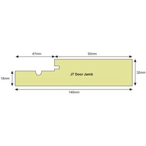 Doorjamb140x32mm Fj H3.1 J7