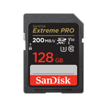 SanDisk 128GB Extreme PRO SDXC UHS-I Memory Card - C10, U3, V30, 4K UHD, SD Card - SDSDXXD-128G-GN4IN