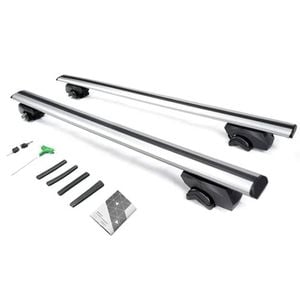 Elora Car Roof Rack Cross Bars Carrier Vehicle Lock Wrap Rails Adjustable 127cm
