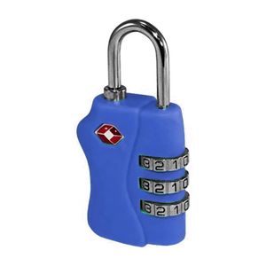 Tosca TSA Approved Luggage Bag Security Combination Safety Lock - Blue
