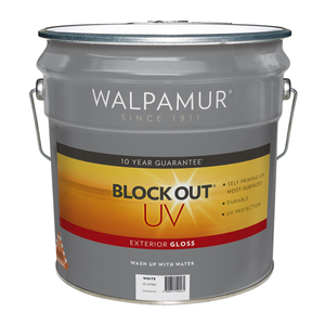 Walpamur 15L White Gloss Blockout UV Paint