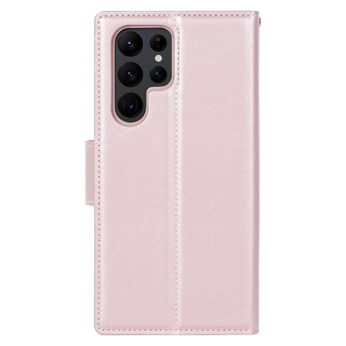 Soka Hanman Wallet Case (Suits Galaxy S25 Ultra) - Rose Gold
