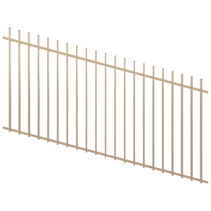 ProtectorAl 1201 - 2400 x 1200mm Primrose Raked Up to 15º Radiator Pool Fence Panel