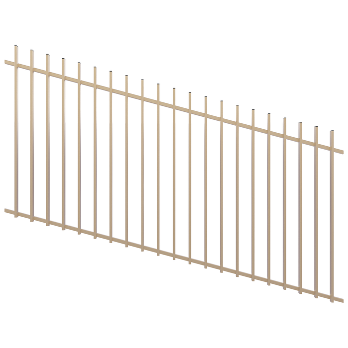 ProtectorAl 1201 - 2400 x 1200mm Primrose Raked Up to 15º Radiator Pool Fence Panel