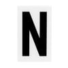 Sandleford 85mm White Self Adhesive House Letter N