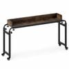 Costway Overbed Desk Queen Mobile Bed Desk Computer Desk Home Hospital