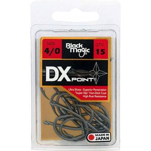 Black Magic DX Point PTFE Coated Fishing Hook Economy Pack 4/0