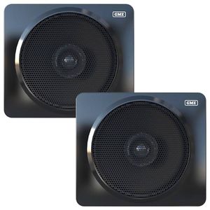 GME GS420B 80W 5" Marine Box Speakers - Black