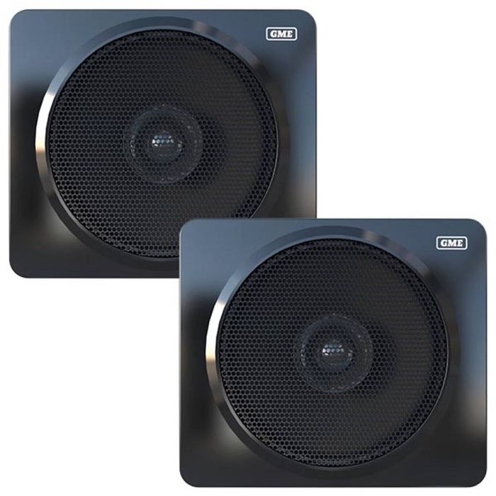 GME GS420B 80W 5" Marine Box Speakers - Black